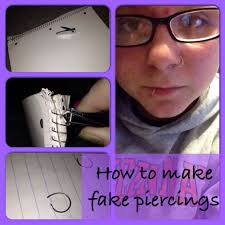 Wrap the wire or paper clip around the pencil or pen to create a round shape. Parity Make A Fake Nose Ring Up To 64 Off