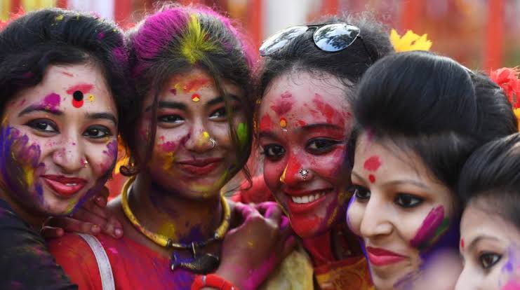 Image result for holi in bengal