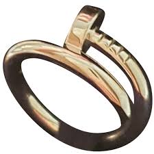 Large selection & free shipping. Bague Juste Un Clou En Or Blanc Cartier Argente Taille 53 Mm En Or Blanc 14145998