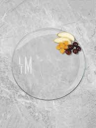 It is made of wood and fitted with metal handles for easy carrying. Round Serving Tray Free Monogram Custom Text Bar Vine