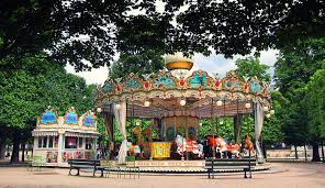 שטארק בדצמבר של ‪jardin du carrousel‬. Carrousel In The Tuileries Gardens Photograph By Heidi Hermes