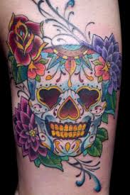 Even the colors used in these designs have significance. Catrina Day Of The Dead Flowers Skull Tattoo Slave To The Needle