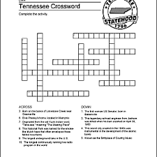 Printable crossword puzzles medium difficulty #315603. Tennessee Wordsearch Crossword Puzzle And More