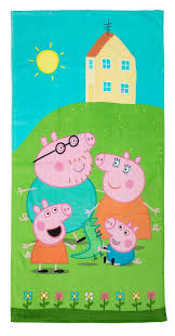 Peppa pig cups feature peppa and her whole family and animal friends. Bath Towel Peppa Pig Jysk