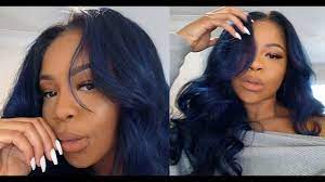 You love dyeing your hair navy blue, but fear that bleaching can damage it? How To Navy Blue Hair Goals Ft Alipearl Youtube