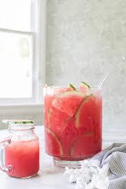 Instructions · freeze watermelon in a shallow pan at least 6 hours. A Refreshing Watermelon Cocktail Punch Sugar And Charm