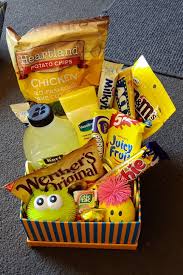Check spelling or type a new query. Yellow Gift Box Food Gift Box Yellow Food Ideas Cute Gifts For Friends