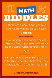 Maths puzzles with answers for adults. Math Riddles For The Best And Brightest And Those Who Want To Be