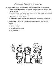 Peter Pan Comprehension Quiz Chapters 10 13 Peter Pan Chapter Comprehension
