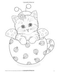 Plus, it's an easy way to celebrate each season or special holidays. Teacup Kittens Coloring Book Kayomi Harai 9781497202269 Amazon Com Books Kitten Coloring Book Kittens Coloring Cute Coloring Pages