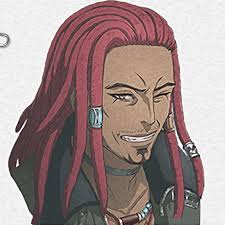 Anime Black Boy With Dreads The Brawler Akudama Drive Anime Wink Icon Black Anime Character With Dreads Smile And Wink In 2020 Black Anime Characters Black Anime Guy Anime Characters Male