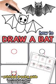 Drawing sites and drawing websites go over it plenty. How To Draw A Bat Step By Step Bat Drawing Tutorial Easy Peasy And Fun