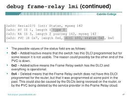 It offers a number of features (called extensions) for managing complex internetworks. Ppt Ch 5 Frame Relay Powerpoint Presentation Free Download Id 452286