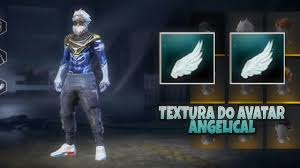 Get diamonds for your free fire account. Textura Do Avatar Angelical Na Nova Atualizacao Textura 3d Influencer Ff Free Fire Imagem