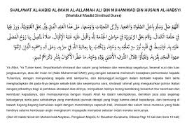 Shalawat Habib Ali Al Habsyi