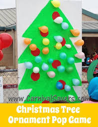 Christmas Tree Ornament Pop Holiday Game Christmas Fair Ideas Winter Party Games Christmas Fayre Ideas