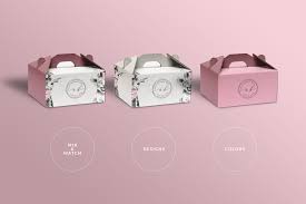Download Cake Box Packaging Mockup Designertale