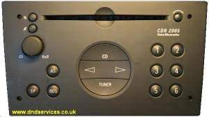 Vauxhall cdc2 radio code, unlock codes for the 7 607 775 322 / 90 569 379, get radio code. Vauxhall Cdr 2005 E Dnd Services Ltd