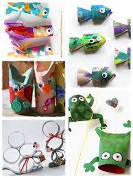 Les animaux en rouleau de papier toilette. 60 Bricolages Avec Des Rouleaux De Papier Toilette La Cour Des Petits