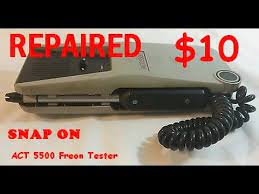Waterproof 36in long flexible shaft has a 0. Repairing A Snap On Act 5500 Freon Detector I Got For 10 Youtube