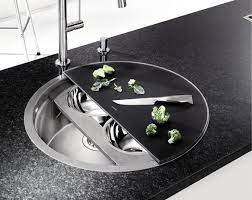 22 Unique Kitchen Sinks Personalizing Modern Kitchen Design With Shape Material And Color Sink Design Modern Kitchen Sinks Kitchen Sink Design