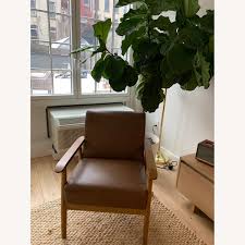 The living room set is a top grain leather three pieces set with classic button tufting within Wayfair Cognac Faux Leather Solid Wood Aptdeco