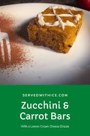 Make sure you marinate it for at least 30 minutes before eating. Zucchini Carrot Bars Served With Ice The Best Way To Use Up Zucchini