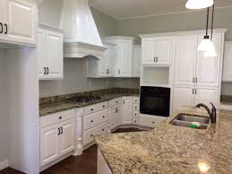 knotty alder kitchen cabinets and range