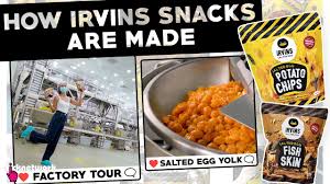 Don't need to get it oversea. How Irvins Salted Egg Snacks Are Made Behind The Feed Ep3 Youtube