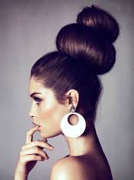 Those Earrings Modern Design Hair Earrings Avant Garde Hair Editorial Hair