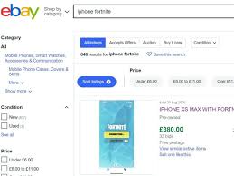 Sellers use the online marketplace to auction accounts fully loaded with skins once a deal is reached, sellers complete the sale by giving the buyer the email and password attached to an advertised account. Ebay Sellers List Iphones With Fortnite For Thousands Amid Developer Row Shropshire Star