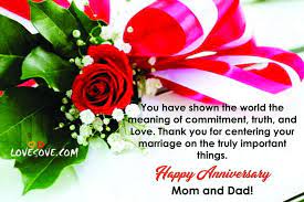 Happy Wedding Anniversary Wishes Quotes For Mom Dad Wedding anniversary wishes to parents. happy wedding anniversary wishes