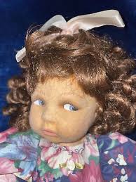 Debbie Richmond Felt Doll Tagged And Hand Painted