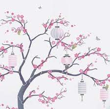 56 Ideas Family Tree Wall Painting Cherry Blossoms Cherry Blossom Painting Cherry Blossom Art Tree Drawing
