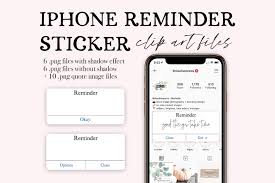 Set Of Blank Iphone Reminder Png Stickers Quote Images Instagram Story Stickers Ig Stories Mockup Canva Template Design Neutral Clip Art In 2020 Iphone Reminders Image Quotes Reminder