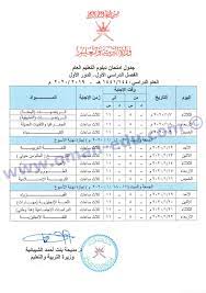 تحتاج هذه المقالة إلى تهذيب لتتناسب مع دليل الأسلوب في ويكيبيديا. Ø¬Ø¯ÙˆÙ„ Ø§Ø®ØªØ¨Ø§Ø±Ø§Øª Ø§Ù„Ø¯Ø¨Ù„ÙˆÙ… Ø§Ù„Ø¹Ø§Ù… Ø§Ù„Ø«Ø§Ù†ÙŠ Ø¹Ø´Ø± Ø³Ù„Ø·Ù†Ø© Ø¹Ù…Ø§Ù† 2020 Ø§Ù„ÙØµÙ„ Ø§Ù„Ø§ÙˆÙ„