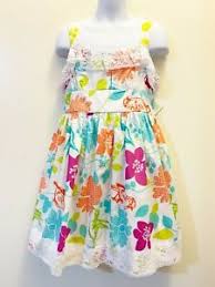 Details About Bonnie Jean Girls Floral Print Lace Trim Easter Spring Summer Dress 4 5 6 6x
