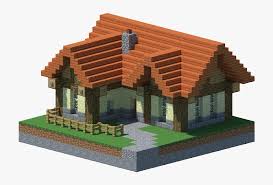 To get a roof that looks curved in minecraft, you should generally expect to work on quite a large scale. One House Four Colours Minecraft House Transparent Background Hd Png Download Transparent Png Image Pngitem