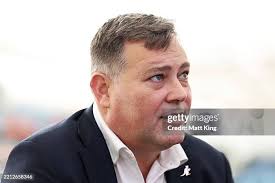 Rugby Australia Director of High Performance Peter Horne speaks to... News  Photo