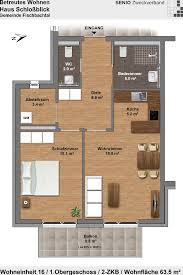 The beautiful flat has a living room with a large and comfortable sofa bed for 2 persons (140cm x 200cm), a sleeping room with a double bed (180cm x 200cm), a kitchen, a bathroom equipped with a shower. Seniorengerechtes Wohnen In Fischbachtal Haus Schlossblick In Fischbachtal Auf Wohnen Im Alter De