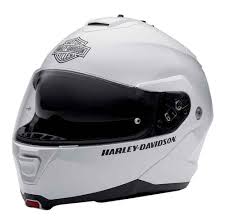 Harley Davidson White Helmet