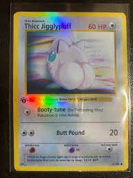 Thicc Jigglypuff Charizard Gx Ex Vmax V Pokémon Card Orica - Etsy Sweden