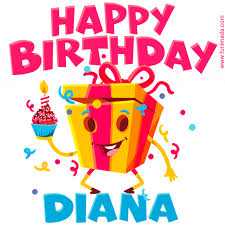 Happy birthday diana is a english album released on mar 2008. Funny Happy Birthday Diana Gif Download On Funimada Com