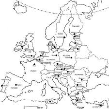 Carte De L Europe En Noir Et Blanc Image A Imprimer 4 Carte Europe Carte Europe Vierge Carte