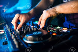 So choose two tracks from the same genre to start with. Hands Dj Music Mixer Is Managing The Volume Stock Photo Picture And Royalty Free Image Image 92363733