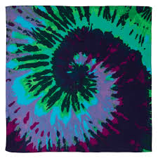 Blue Green Purple Tie Dye Bandana Hobby Lobby 1973809