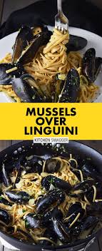 Mussels And Linguine With Garlic Butter White Wine Pasta Sauce Recipe Mussels Recipe White Wine Mussels Recipe White Wine Pasta Sauce