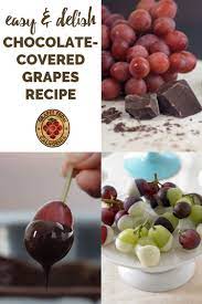 Chocolate Dipped Fresh Grapes Grapes From California Grape Recipes Berries Recipes Summertime Recipes