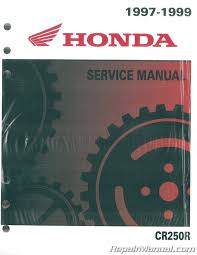 2007 honda cr250r owner's manual & competition handbook. 1997 1998 1999 Honda Cr250r Motorcycle Service Manual