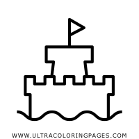 Here a group of white pelicans preen in one of the many estuaries fo. Sand Castle Coloring Pages Ultra Coloring Pages